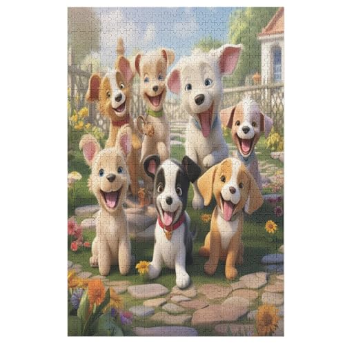 Chiots Holzpuzzle - Puzzle Für Erwachsene, 1000-teilige Puzzles Für Teenager Und Kinder, Herausfordernde Spiele 1000 PCS Chiots Holzpuzzle - Puzzle Für Erwachsene, 1000-teilige Puzzles Für Teenager Und Kinder, Herausfordernde Spiele 1000 PCS von DDFRTYY