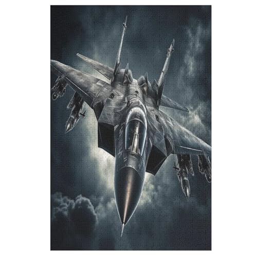 Flugzeug Holzpuzzle 1000 Teile Klassische Puzzles Erwachsene Kinder Puzzle DIY Kit Holzspielzeug Einzigartiges Geschenk 1000 PCS von DDFRTYY