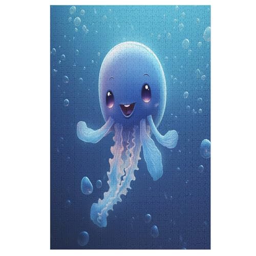 Holzpuzzle Animal Oktopus Puzzle 1000 Teile Erwachsene Klassische Pädagogisches Spielzeug Kinder Lernspiel Herausforderndes Puzzles （78×53cm） von DDFRTYY