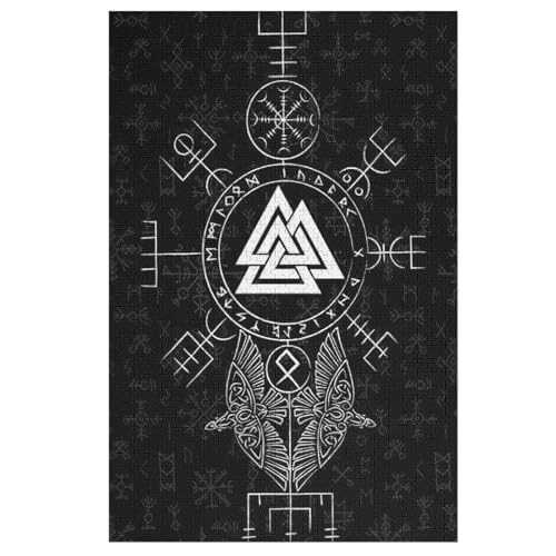 Holzpuzzles 1000 Teile Wikinger Myth -Puzzle Für Jungen Und Mädchen, Schwierigkeitsgrad, Lernspiele, Familienspielzeug 1000 PCS Holzpuzzles 1000 Teile Wikinger Myth -Puzzle Für Jungen Und Mädchen, Schwierigkeitsgrad, Lernspiele, Familienspielzeug 1000 PCS von DDFRTYY