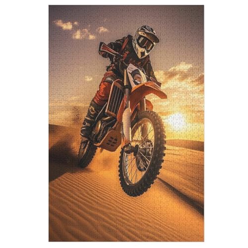 Motocross Puzzle 1000 Teile, Holzpuzzle Herausforderndes Geschicklichkeitsspiel Für Die Ganze Familie, Kinder Erwachsenenpuzzle Ab 12 Jahren 1000 PCS Motocross Puzzle 1000 Teile, Holzpuzzle Herausforderndes Geschicklichkeitsspiel Für Die Ganze Familie, Kinder Erwachsenenpuzzle Ab 12 Jahren 1000 PCS von DDFRTYY