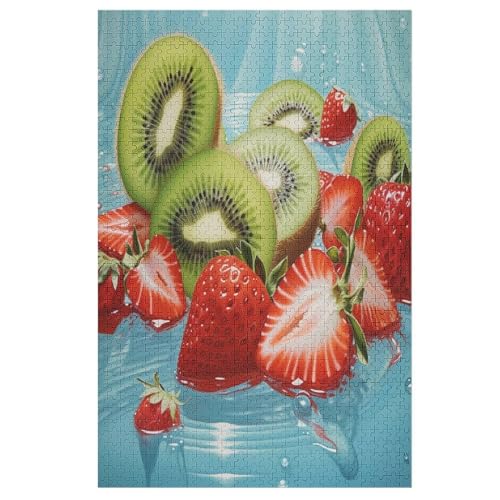 Obst 1000 Teile Puzzles Für Erwachsene, Impossible Puzzle, Geschicklichkeitsspiel Für Die Ganze Familie, Kinder Holzpuzzle （78×53cm） von DDFRTYY