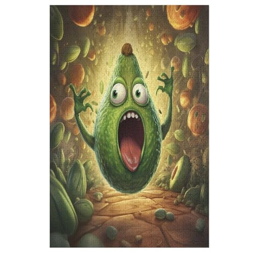 Obst Puzzle Für Erwachsene,1000-teiliges Puzzles, Für Kinder,Holzpuzzle,Lernspielzeug, （78×53cm） von DDFRTYY