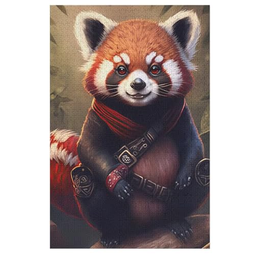Panda-Puzzlespiel Aus Holz, 1000 Puzzleteile, Puzzle Für Teenager Und Erwachsene, Kreatives Spielzeug, Puzzles, （78×53cm） von DDFRTYY