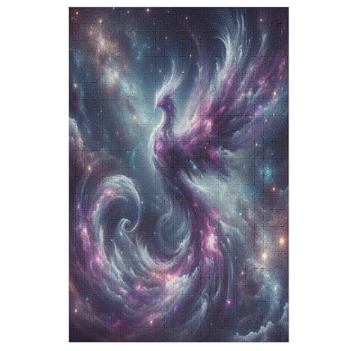 Phönix Puzzle 1000 Teile, Holzpuzzle Herausforderndes Geschicklichkeitsspiel Für Die Ganze Familie, Kinder Erwachsenenpuzzle Ab 12 Jahren 1000 PCS Phönix Puzzle 1000 Teile, Holzpuzzle Herausforderndes Geschicklichkeitsspiel Für Die Ganze Familie, Kinder Erwachsenenpuzzle Ab 12 Jahren 1000 PCS von DDFRTYY