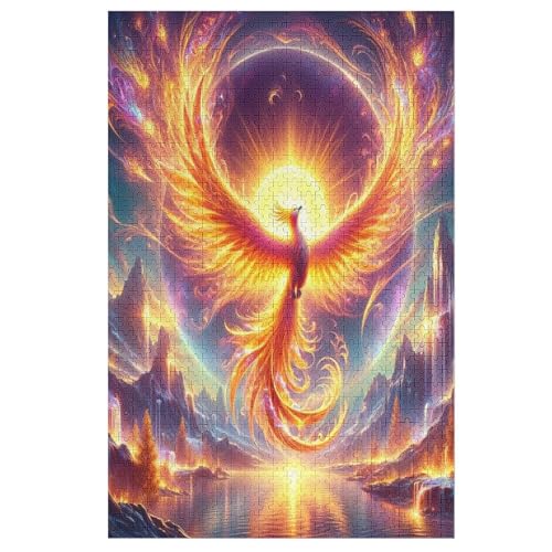 Phönix Puzzle 1000 Teile, Holzpuzzle Herausforderndes Geschicklichkeitsspiel Für Die Ganze Familie, Kinder Erwachsenenpuzzle Ab 12 Jahren 1000 PCS Phönix Puzzle 1000 Teile, Holzpuzzle Herausforderndes Geschicklichkeitsspiel Für Die Ganze Familie, Kinder Erwachsenenpuzzle Ab 12 Jahren 1000 PCS von DDFRTYY