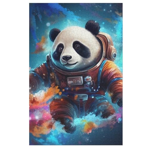 Puzzle Panda, 1000 Puzzleteile Für Kinder, Holzpuzzles, Geeignet Für Erwachsene Lernspiel, 1000 PCS von DDFRTYY