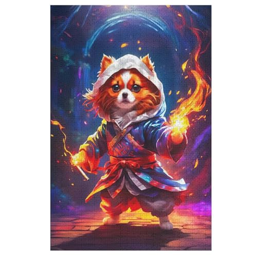 Puzzles Fuchs, 1000 Teile, Puzzle Aus Holz Für Erwachsene Und Kinder Ab 12 Jahren, Lernspielzeug （78×53cm） von DDFRTYY