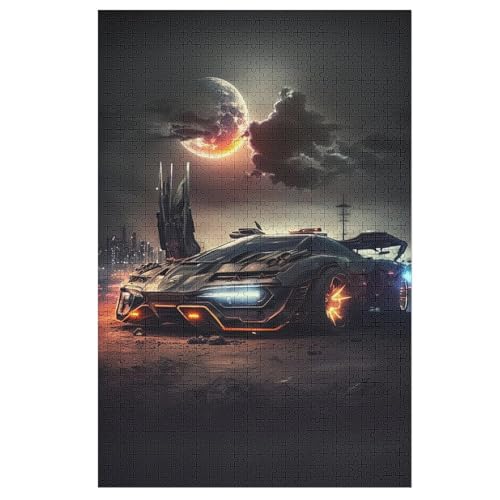 Puzzles Für Erwachsene, Sportwagen Puzzle, 1000 Teile, Kreatives, Geistiges Spielzeug, Kinder, Montagespiele （78×53cm） von DDFRTYY