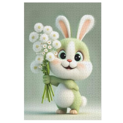 Puzzles Kaninchen, 1000 Teile, Puzzle Aus Holz Für Erwachsene Und Kinder Ab 12 Jahren, Lernspielzeug 1000 PCS Puzzles Kaninchen, 1000 Teile, Puzzle Aus Holz Für Erwachsene Und Kinder Ab 12 Jahren, Lernspielzeug 1000 PCS von DDFRTYY