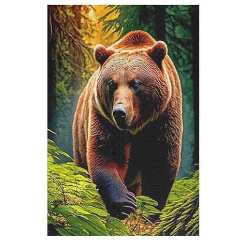 Puzzles Ours, 1000 Teile, Puzzle Aus Holz Für Erwachsene Und Kinder Ab 12 Jahren, Lernspielzeug （78×53cm） von DDFRTYY