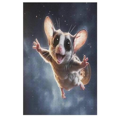 Puzzles Planeur Volant, 1000 Teile, Puzzle Aus Holz Für Erwachsene Und Kinder Ab 12 Jahren, Lernspielzeug （78×53cm） von DDFRTYY