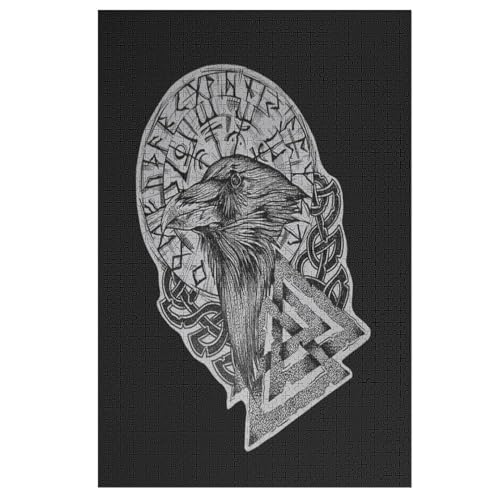 Puzzles Wikinger Myth, 1000 Teile, Puzzle Aus Holz Für Erwachsene Und Kinder Ab 12 Jahren, Lernspielzeug （78×53cm） von DDFRTYY