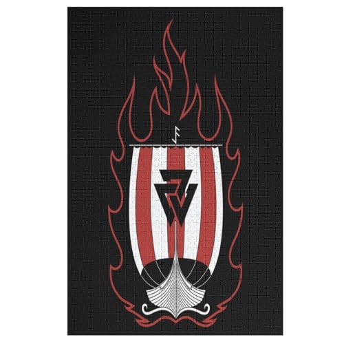 Wikinger Myth Holzpuzzle 1000 Teile Klassische Puzzles Erwachsene Kinder Puzzle DIY Kit Holzspielzeug Einzigartiges Geschenk 1000 PCS Wikinger Myth Holzpuzzle 1000 Teile Klassische Puzzles Erwachsene Kinder Puzzle DIY Kit Holzspielzeug Einzigartiges Geschenk 1000 PCS von DDFRTYY