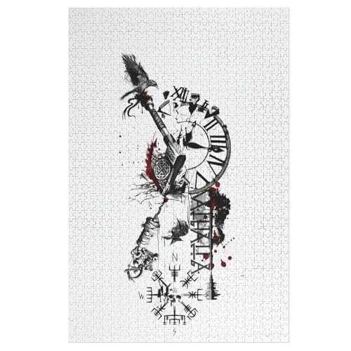 Wikinger Myth Puzzle 1000 Teile, Holzpuzzle Herausforderndes Geschicklichkeitsspiel Für Die Ganze Familie, Kinder Erwachsenenpuzzle Ab 12 Jahren 1000 PCS Wikinger Myth Puzzle 1000 Teile, Holzpuzzle Herausforderndes Geschicklichkeitsspiel Für Die Ganze Familie, Kinder Erwachsenenpuzzle Ab 12 Jahren 1000 PCS von DDFRTYY