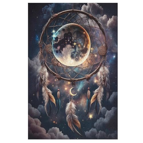 DreamKatzecher Puzzle 1000 Teile, Holzpuzzle Herausforderndes Geschicklichkeitsspiel Für Die Ganze Familie, Kinder Erwachsenenpuzzle Ab 12 Jahren 1000 PCS DreamKatzecher Puzzle 1000 Teile, Holzpuzzle Herausforderndes Geschicklichkeitsspiel Für Die Ganze Familie, Kinder Erwachsenenpuzzle Ab 12 Jahren 1000 PCS von DDGAAGG