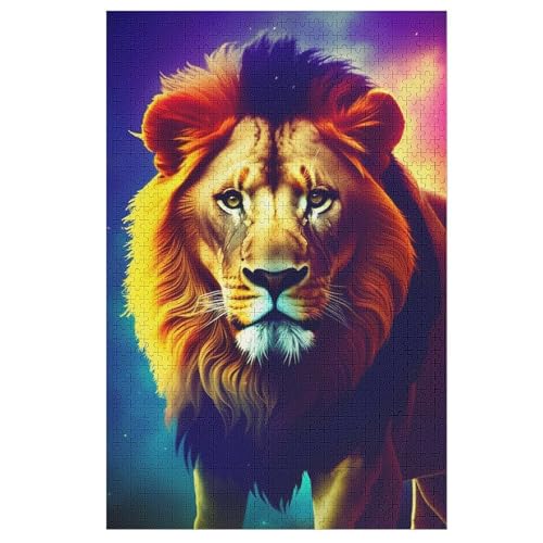 Holzpuzzles 1000 Teile Löwe -Puzzle Für Jungen Und Mädchen, Schwierigkeitsgrad, Lernspiele, Familienspielzeug 1000 PCS Holzpuzzles 1000 Teile Löwe -Puzzle Für Jungen Und Mädchen, Schwierigkeitsgrad, Lernspiele, Familienspielzeug 1000 PCS von DDGAAGG