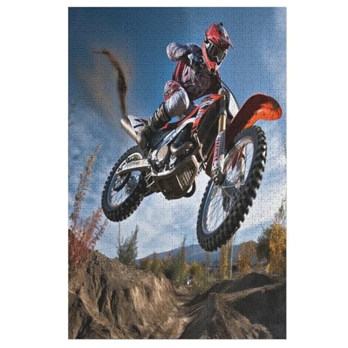 Holzpuzzles 1000 Teile Motocross -Puzzle Für Jungen Und Mädchen, Schwierigkeitsgrad, Lernspiele, Familienspielzeug 1000 PCS Holzpuzzles 1000 Teile Motocross -Puzzle Für Jungen Und Mädchen, Schwierigkeitsgrad, Lernspiele, Familienspielzeug 1000 PCS von DDGAAGG