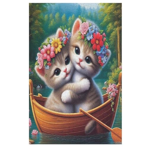 Puzzle Katze, 1000 Puzzleteile Für Kinder, Holzpuzzles, Geeignet Für Erwachsene Lernspiel, 1000 PCS Puzzle Katze, 1000 Puzzleteile Für Kinder, Holzpuzzles, Geeignet Für Erwachsene Lernspiel, 1000 PCS von DDGAAGG
