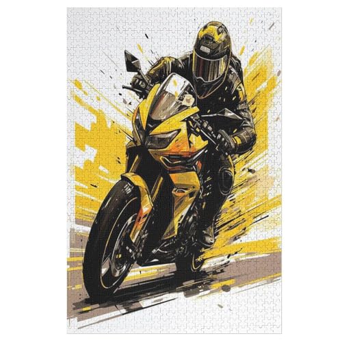 Puzzle Motorrad, 1000 Puzzleteile Für Kinder, Holzpuzzles, Geeignet Für Erwachsene Lernspiel, 1000 PCS Puzzle Motorrad, 1000 Puzzleteile Für Kinder, Holzpuzzles, Geeignet Für Erwachsene Lernspiel, 1000 PCS von DDGAAGG