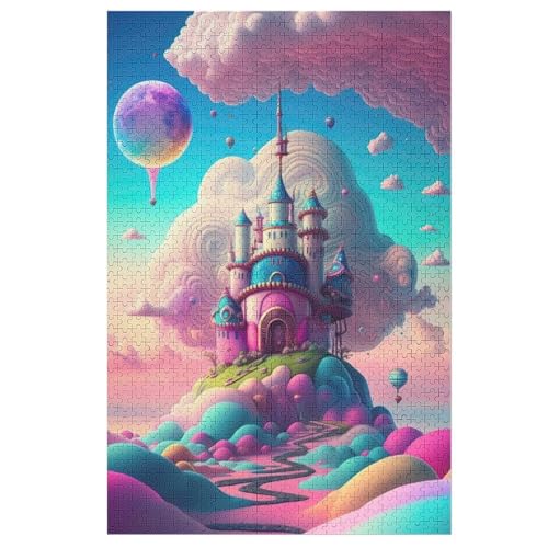 Puzzles Für Erwachsene Candyland,1000-teilige Puzzle Für Kinder Ab 12 Jahren, Holzpuzzles Für Die Heimdekoration, （78×53cm） von DDGAAGG