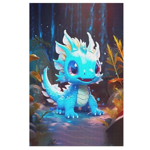 Puzzles Für Erwachsene Dinosaurier,1000-teilige Puzzle Für Kinder Ab 12 Jahren, Holzpuzzles Für Die Heimdekoration, （78×53cm） von DDGAAGG