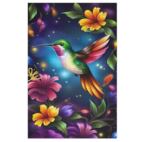 Puzzles Für Erwachsene HummingVogel,1000-teilige Puzzle Für Kinder Ab 12 Jahren, Holzpuzzles Für Die Heimdekoration, 1000 PCS Puzzles Für Erwachsene HummingVogel,1000-teilige Puzzle Für Kinder Ab 12 Jahren, Holzpuzzles Für Die Heimdekoration, 1000 PCS von DDGAAGG