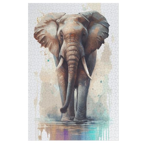 Elefant Holzpuzzle 1000 Teile Klassische Puzzles Erwachsene Kinder Puzzle DIY Kit Holzspielzeug Einzigartiges Geschenk 1000 PCS Elefant Holzpuzzle 1000 Teile Klassische Puzzles Erwachsene Kinder Puzzle DIY Kit Holzspielzeug Einzigartiges Geschenk 1000 PCS von DDGFFDD