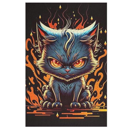 Fuchs Holzpuzzle 1000 Teile Klassische Puzzles Erwachsene Kinder Puzzle DIY Kit Holzspielzeug Einzigartiges Geschenk （78×53cm） von DDGFFDD