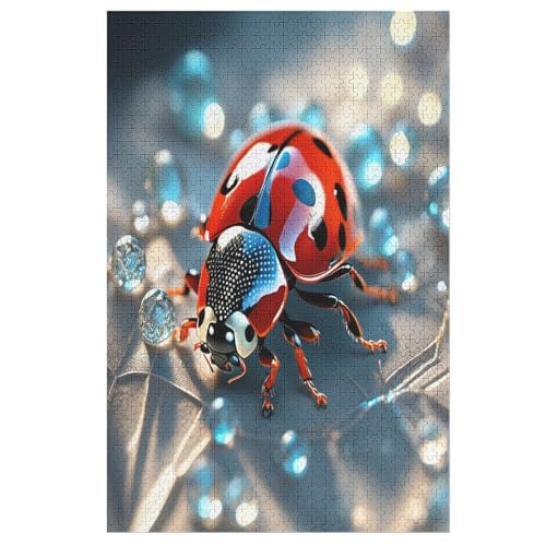 Holzpuzzles 1000 Teile Marienkäfer -Puzzle Für Jungen Und Mädchen, Schwierigkeitsgrad, Lernspiele, Familienspielzeug 1000 PCS Holzpuzzles 1000 Teile Marienkäfer -Puzzle Für Jungen Und Mädchen, Schwierigkeitsgrad, Lernspiele, Familienspielzeug 1000 PCS von DDGFFDD