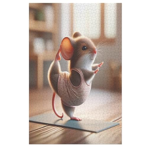 Holzpuzzles 1000 Teile Maus -Puzzle Für Jungen Und Mädchen, Schwierigkeitsgrad, Lernspiele, Familienspielzeug 1000 PCS Holzpuzzles 1000 Teile Maus -Puzzle Für Jungen Und Mädchen, Schwierigkeitsgrad, Lernspiele, Familienspielzeug 1000 PCS von DDGFFDD