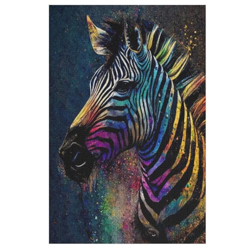 Holzpuzzles 1000 Teile Zebra -Puzzle Für Jungen Und Mädchen, Schwierigkeitsgrad, Lernspiele, Familienspielzeug 1000 PCS Holzpuzzles 1000 Teile Zebra -Puzzle Für Jungen Und Mädchen, Schwierigkeitsgrad, Lernspiele, Familienspielzeug 1000 PCS von DDGFFDD