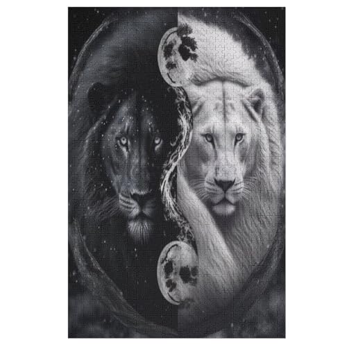 Löwe 1000 Teile Puzzles Für Erwachsene Holzpuzzle Familienpuzzlespiel Stressabbau-Puzzle Für Kinder Ab 12 Jahren 1000 PCS Löwe 1000 Teile Puzzles Für Erwachsene Holzpuzzle Familienpuzzlespiel Stressabbau-Puzzle Für Kinder Ab 12 Jahren 1000 PCS von DDGFFDD