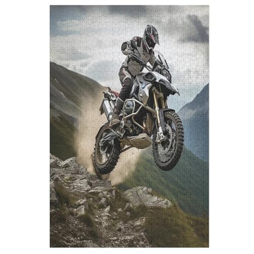 Motocross Puzzle 1000 Teile, Holzpuzzle Herausforderndes Geschicklichkeitsspiel Für Die Ganze Familie, Kinder Erwachsenenpuzzle Ab 12 Jahren 1000 PCS Motocross Puzzle 1000 Teile, Holzpuzzle Herausforderndes Geschicklichkeitsspiel Für Die Ganze Familie, Kinder Erwachsenenpuzzle Ab 12 Jahren 1000 PCS von DDGFFDD