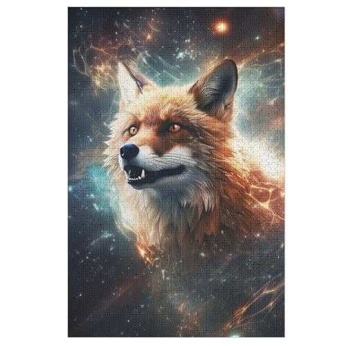 Puzzles Fuchs, 1000 Teile, Puzzle Aus Holz Für Erwachsene Und Kinder Ab 12 Jahren, Lernspielzeug 1000 PCS Puzzles Fuchs, 1000 Teile, Puzzle Aus Holz Für Erwachsene Und Kinder Ab 12 Jahren, Lernspielzeug 1000 PCS von DDGFFDD