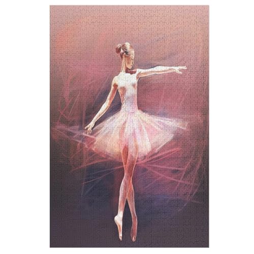 Puzzles Für Erwachsene Ballet,1000-teilige Puzzle Für Kinder Ab 12 Jahren, Holzpuzzles Für Die Heimdekoration, （78×53cm） von DDGFFDD