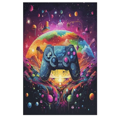 Puzzles Gamepad, 1000 Teile, Puzzle Aus Holz Für Erwachsene Und Kinder Ab 12 Jahren, Lernspielzeug 1000 PCS Puzzles Gamepad, 1000 Teile, Puzzle Aus Holz Für Erwachsene Und Kinder Ab 12 Jahren, Lernspielzeug 1000 PCS von DDGFFDD