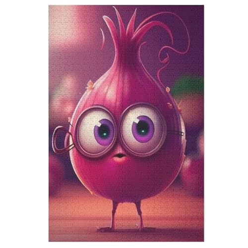 Puzzles Oignon, 1000 Teile, Puzzle Aus Holz Für Erwachsene Und Kinder Ab 12 Jahren, Lernspielzeug 1000 PCS Puzzles Oignon, 1000 Teile, Puzzle Aus Holz Für Erwachsene Und Kinder Ab 12 Jahren, Lernspielzeug 1000 PCS von DDGFFDD