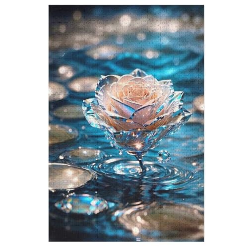 Puzzles Rose, 1000 Teile, Puzzle Aus Holz Für Erwachsene Und Kinder Ab 12 Jahren, Lernspielzeug 1000 PCS Puzzles Rose, 1000 Teile, Puzzle Aus Holz Für Erwachsene Und Kinder Ab 12 Jahren, Lernspielzeug 1000 PCS von DDGFFDD