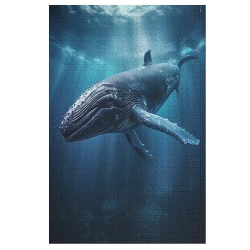 Wals Holzpuzzle 1000 Teile Klassische Puzzles Erwachsene Kinder Puzzle DIY Kit Holzspielzeug Einzigartiges Geschenk （78×53cm） von DDGFFDD