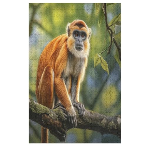 Holzpuzzle 1000 Teile, AFFE Puzzles Erwachsene Und Kinder, Am Besten Für Die Familienspielsammlung 1000 PCS von DDGHHKK