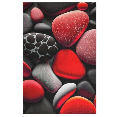 Holzpuzzle Steinstrand Puzzle 1000 Teile Erwachsene Klassische Pädagogisches Spielzeug Kinder Lernspiel Herausforderndes Puzzles （78×53cm） von DDGHHKK