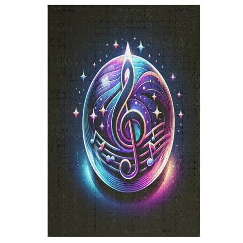 Holzpuzzles 1000 Teile Musiknote -Puzzle Für Jungen Und Mädchen, Schwierigkeitsgrad, Lernspiele, Familienspielzeug 1000 PCS Holzpuzzles 1000 Teile Musiknote -Puzzle Für Jungen Und Mädchen, Schwierigkeitsgrad, Lernspiele, Familienspielzeug 1000 PCS von DDGHHKK