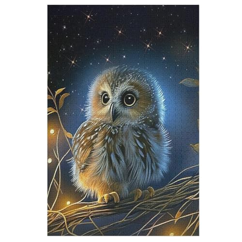 Puzzles Eule, 1000 Teile, Puzzle Aus Holz Für Erwachsene Und Kinder Ab 12 Jahren, Lernspielzeug 1000 PCS Puzzles Eule, 1000 Teile, Puzzle Aus Holz Für Erwachsene Und Kinder Ab 12 Jahren, Lernspielzeug 1000 PCS von DDGHHKK