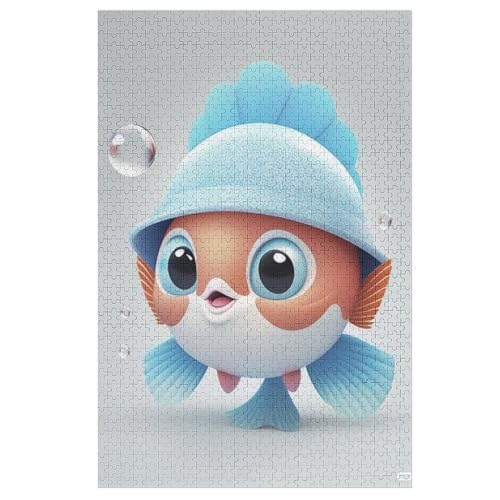 Puzzles Fisch, 1000 Teile, Puzzle Aus Holz Für Erwachsene Und Kinder Ab 12 Jahren, Lernspielzeug 1000 PCS von DDGHHKK