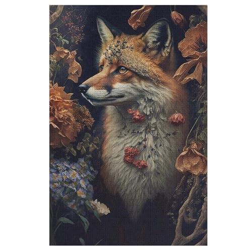 Puzzles Für Erwachsene Fuchs,1000-teilige Puzzle Für Kinder Ab 12 Jahren, Holzpuzzles Für Die Heimdekoration, 1000 PCS Puzzles Für Erwachsene Fuchs,1000-teilige Puzzle Für Kinder Ab 12 Jahren, Holzpuzzles Für Die Heimdekoration, 1000 PCS von DDGHHKK