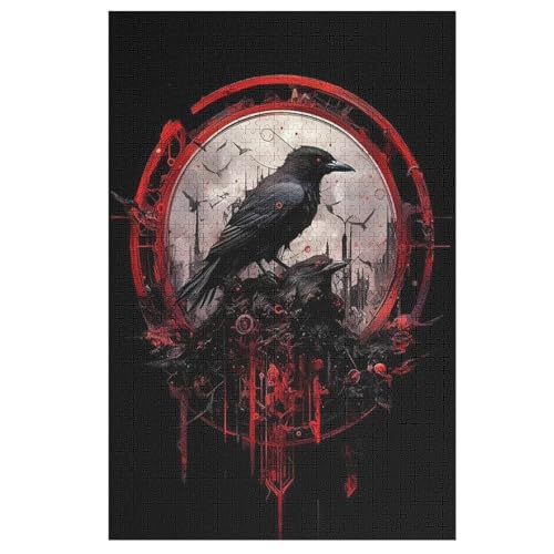 Wikinger Myth Holzpuzzle 1000 Teile Klassische Puzzles Erwachsene Kinder Puzzle DIY Kit Holzspielzeug Einzigartiges Geschenk 1000 PCS von DDGHHKK