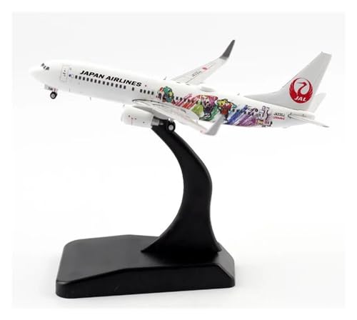 DDRPAD Ferngesteuertes Flugzeug 1:400 JC Wings EW4738004 Japan Airlines Boeing B737-800 Druckguss-Flugzeugmodell JA330J Mit Ständer von DDRPAD