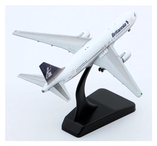 DDRPAD Ferngesteuertes Flugzeug 1:400 JC Wings XX4275 Britannia Airways Boeing B767-200ER Druckguss-Flugzeug, Jet-Modell G-BRIF von DDRPAD