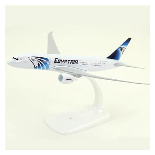 DDRPAD Ferngesteuertes Flugzeug Für Egypt Air Legierung Metall Boeing B787-9 Flugzeug B787 Airways Flugzeug Modell Flugzeug Kits 18 cm Flugzeuge Im Maßstab 1:250 von DDRPAD